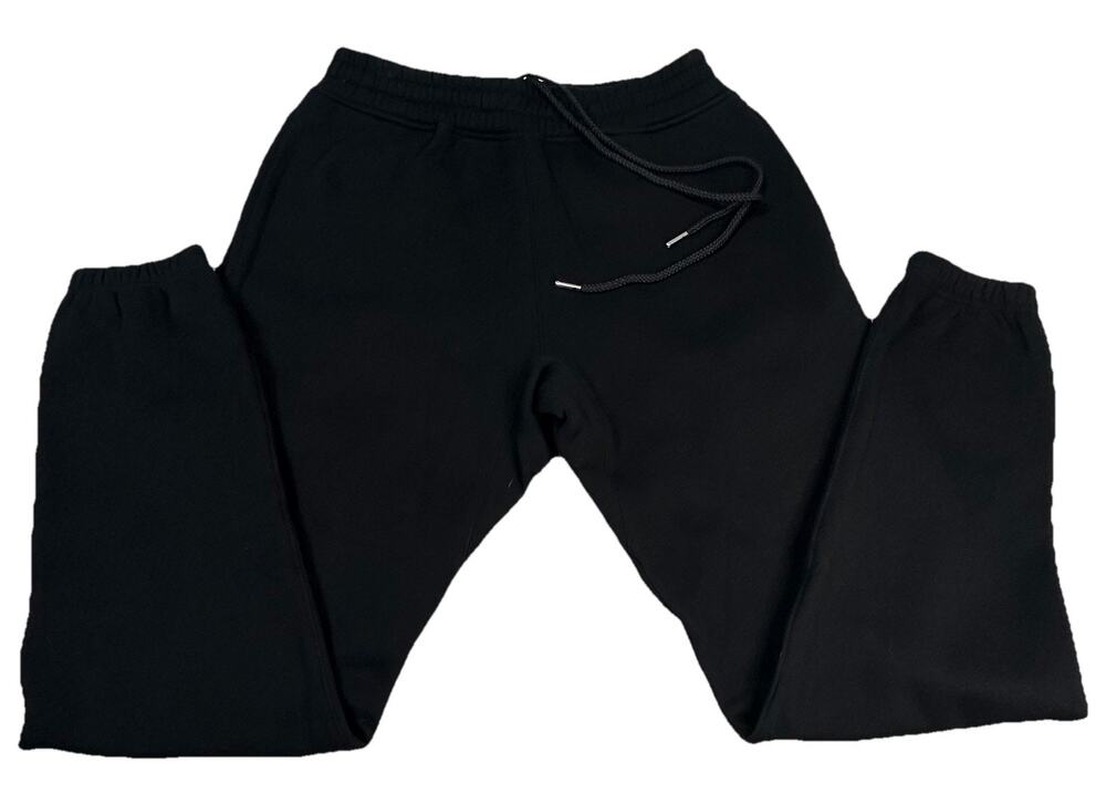 Homme + Femme Men’s Black Sweatpants Pockets Elastic Pull Tie Medium NWT